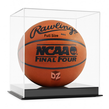 Full Size NBA Basketball Display Case w/ Black Base UV Protection