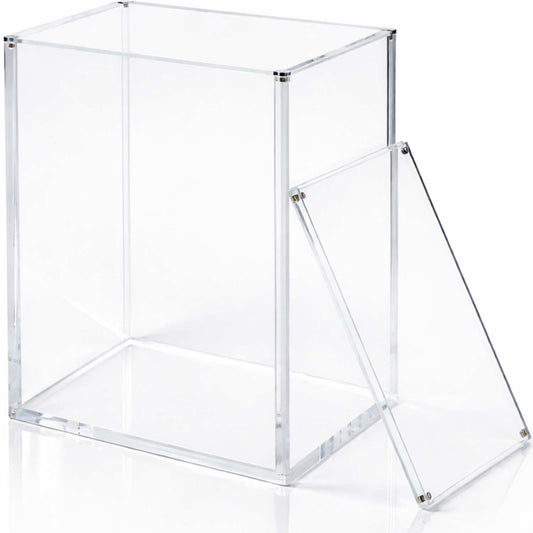 Display Zone Premium Funko Pop Display Protector Clear acrylic cube on a white background
