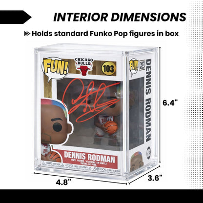 Funko Pop Protector - Thick Acrylic Display Case Cover for 4" Vinyl Figures
