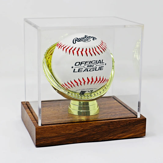 Gold Glove Baseball Display