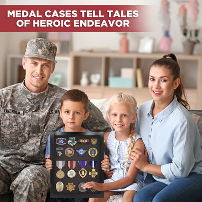 Small - Medals, Pins, & Patches Display Case
