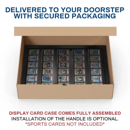 Sports Trading Card Wall Display PSA Graded Case Display Cabinet Made in USA