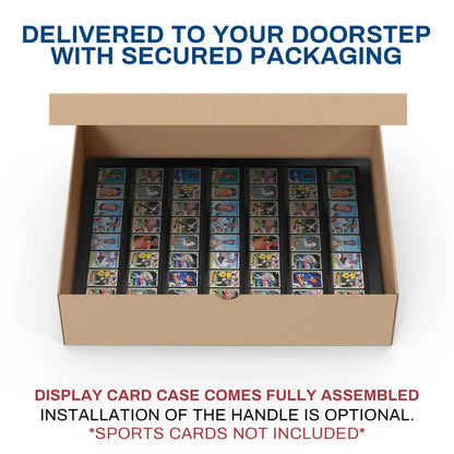 Sports Trading Card Wall Display Ungraded Case Display Cabinet Made in USA