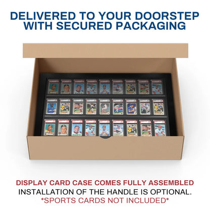 Sports Trading Card Display PSA Graded Case Display Cabinet Made in USA