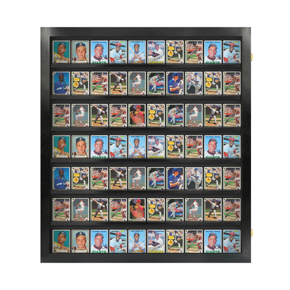 Sports Trading Card Wall Display Ungraded Case Display Cabinet Made in USA