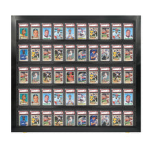 50 Graded PSA - Sports Trading Card Display Case Cabinet