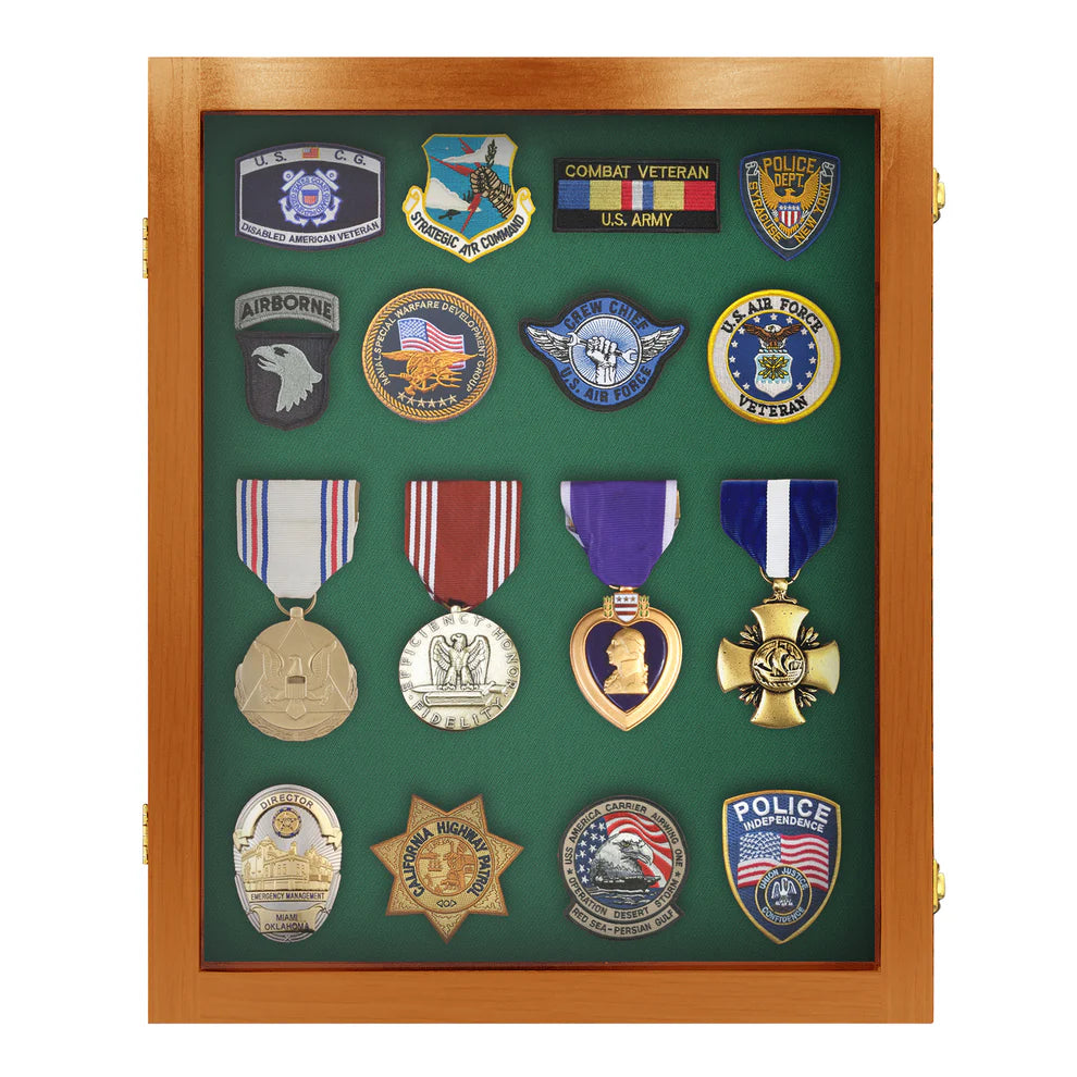 Small - Medals, Pins, & Patches Display Case