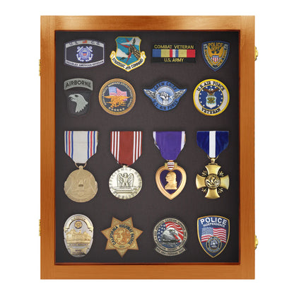 Small - Medals, Pins, & Patches Display Case