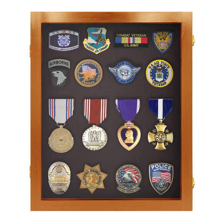 Small - Medals, Pins, & Patches Display Case
