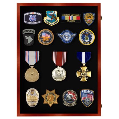 Small - Medals, Pins, & Patches Display Case