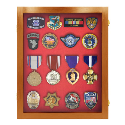 Small - Medals, Pins, & Patches Display Case