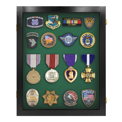 Small - Medals, Pins, & Patches Display Case