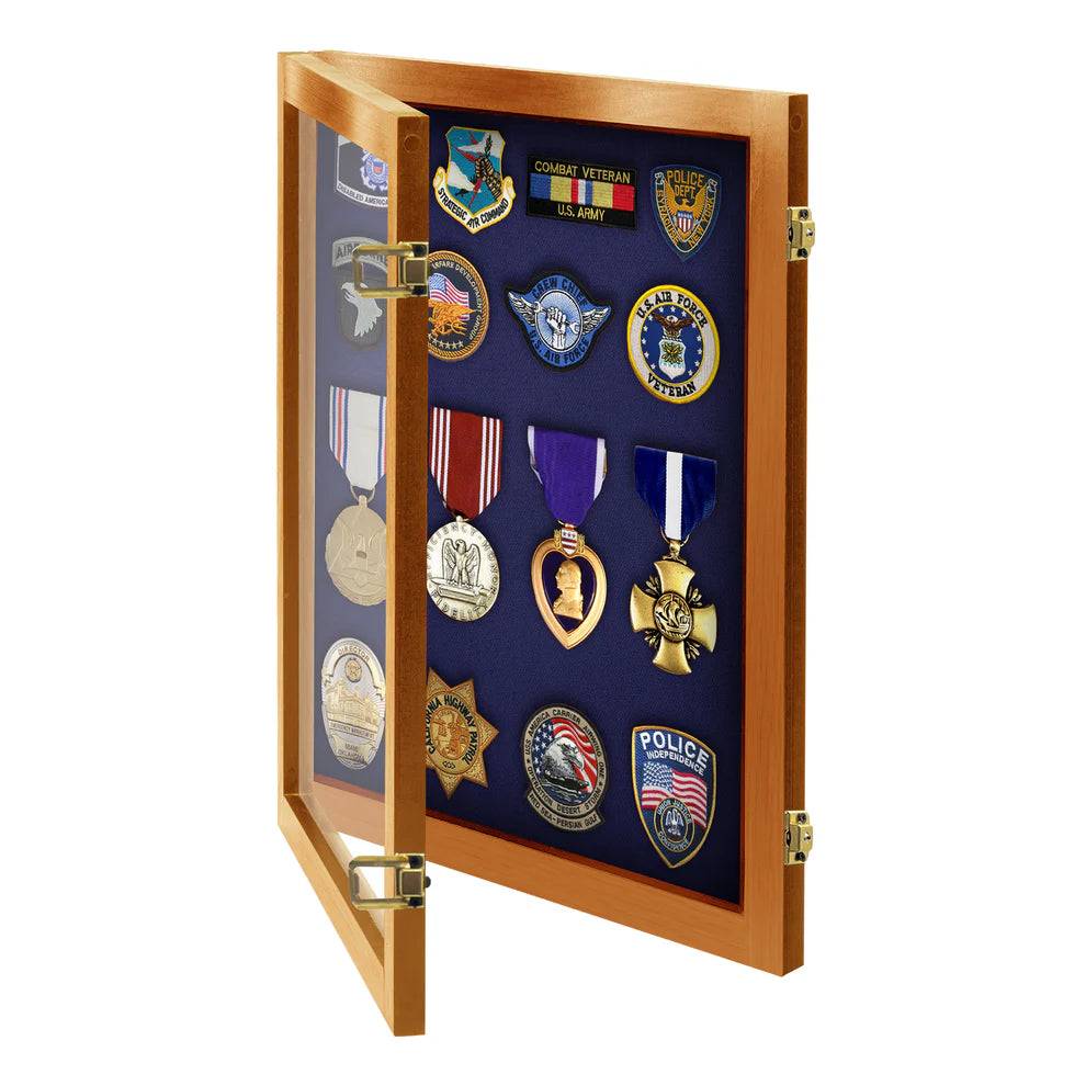 Small - Medals, Pins, & Patches Display Case