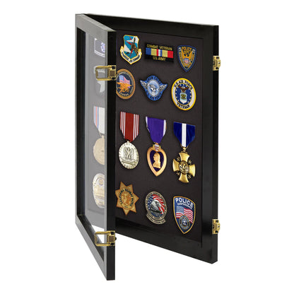 Small - Medals, Pins, & Patches Display Case