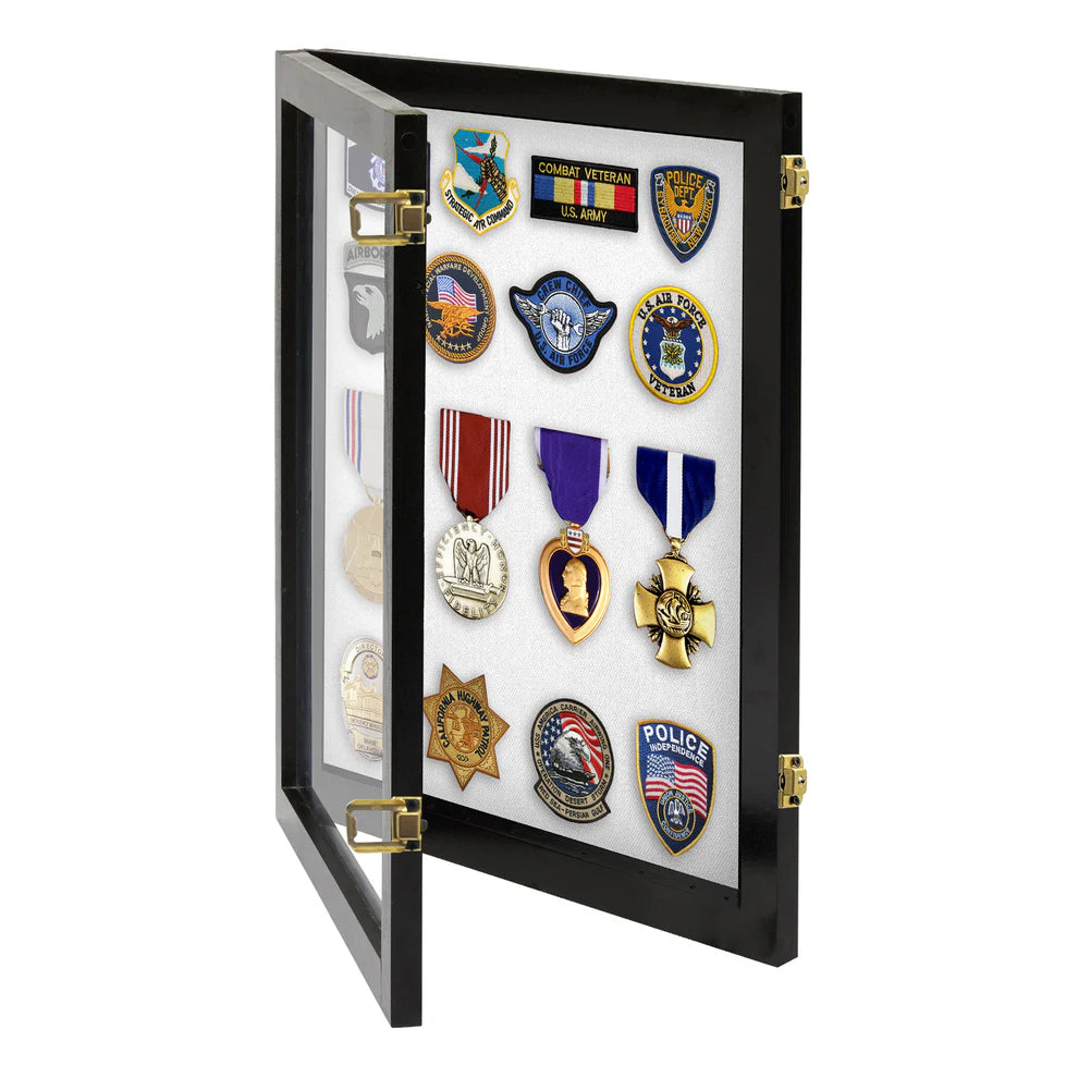 Small - Medals, Pins, & Patches Display Case