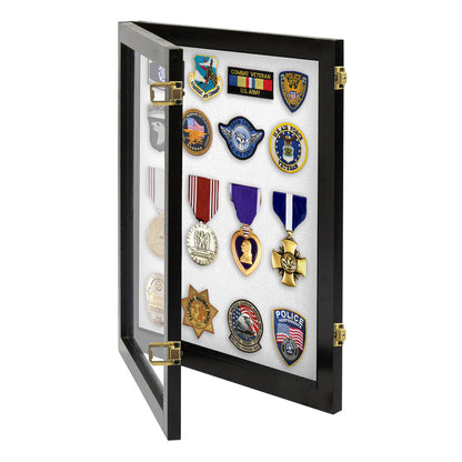 Small - Medals, Pins, & Patches Display Case