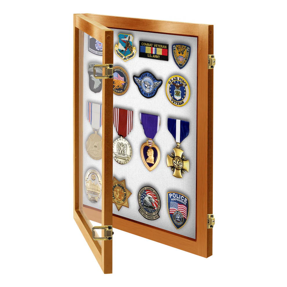 Small - Medals, Pins, & Patches Display Case