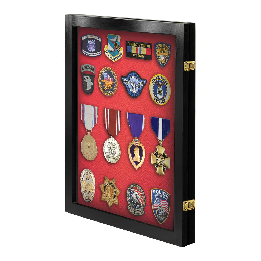 Small - Medals, Pins, & Patches Display Case
