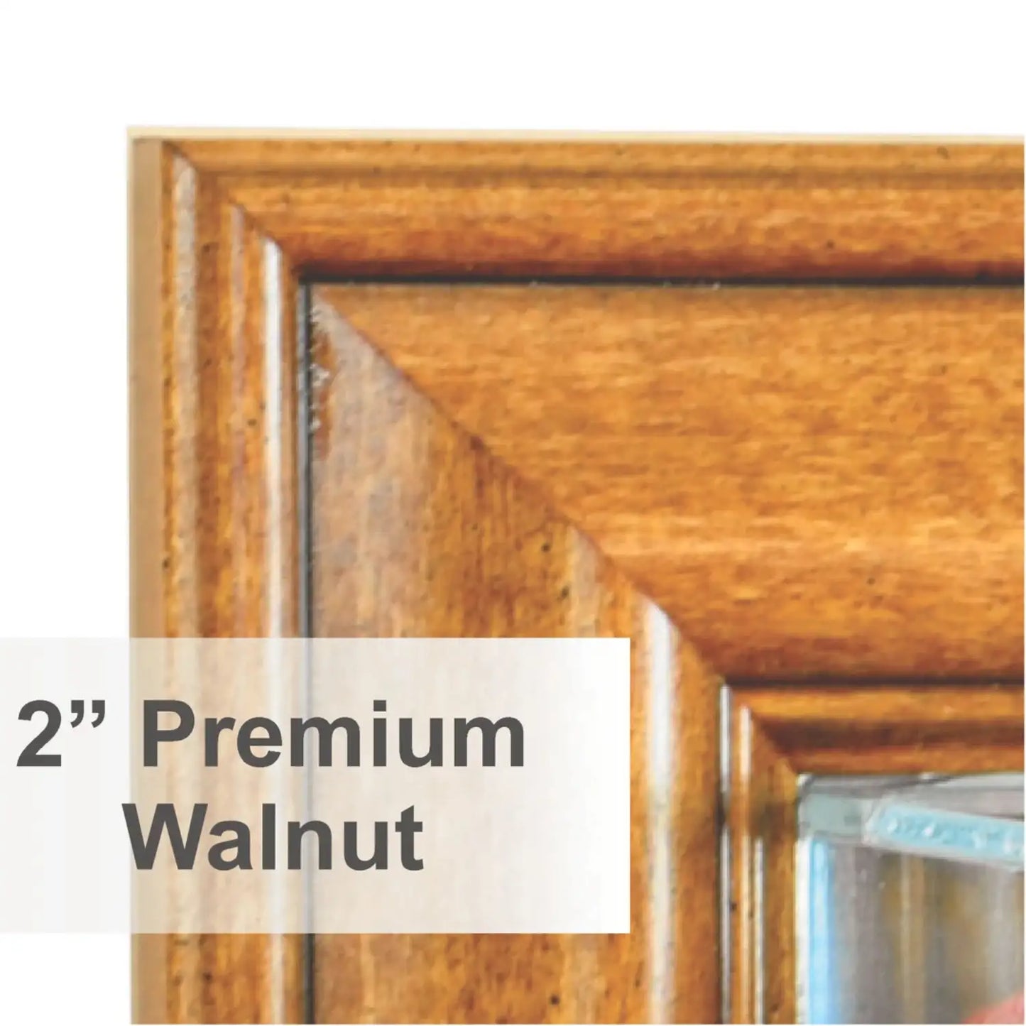 Real Glass Wall-Mounted Baseball Base Display Case