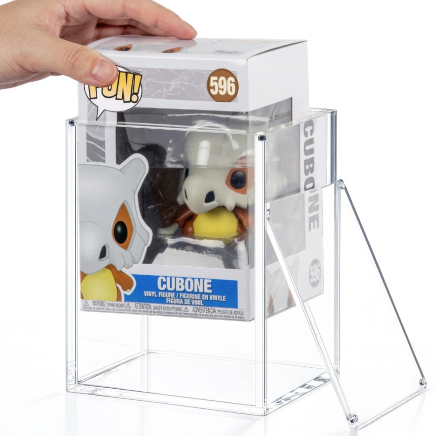 Vinyl Pop Protector - Thick Hard Case Cover for 4" Vinyl Figures - Crystal Clear Acrylic Display Case Box with Stackable Design - UV Protection to Preserve Autographs & Colors