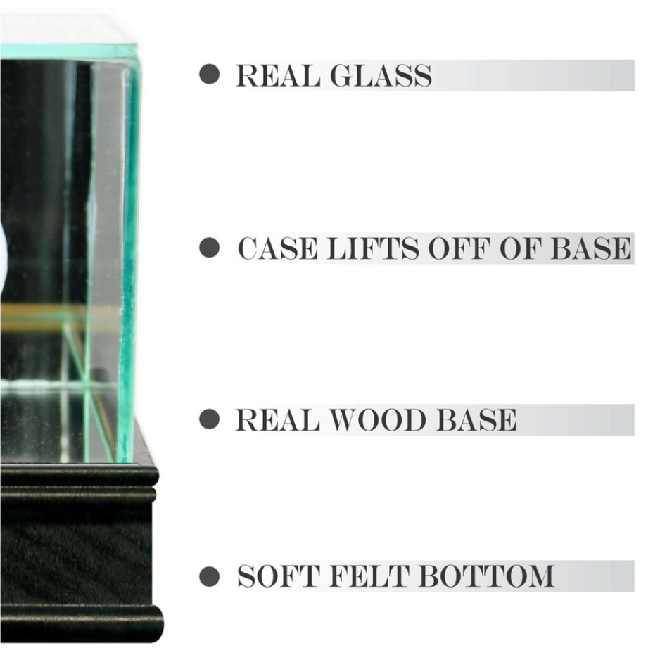 Real Glass Soccer Ball Display Case
