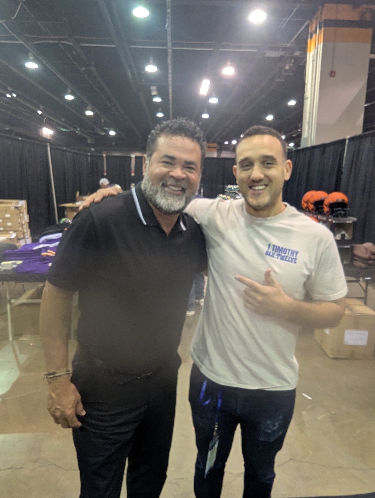 Johnny with Ozzie Guillen
