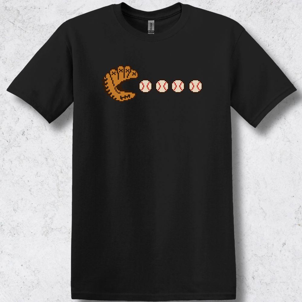Pixel Glove Baseball T-Shirt