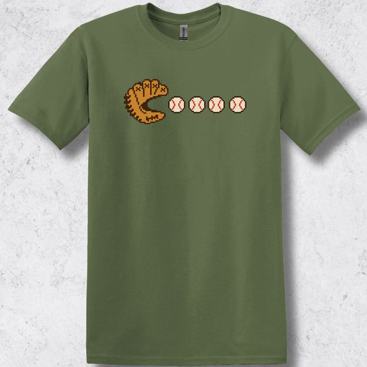 Pixel Glove Baseball T-Shirt