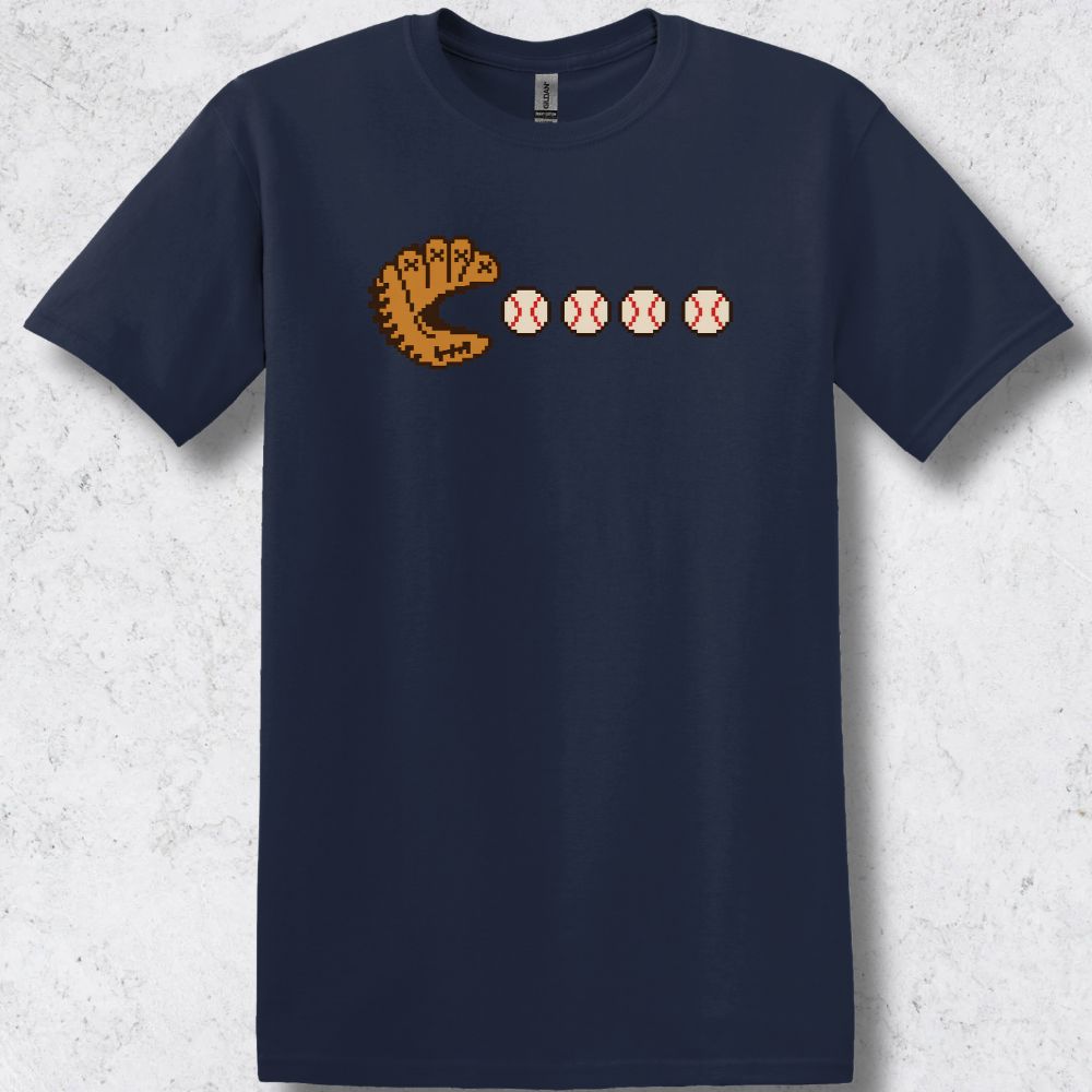 Pixel Glove Baseball T-Shirt