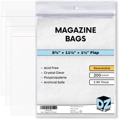 Magazine Bags - Soft Plastic Storage Sleeves