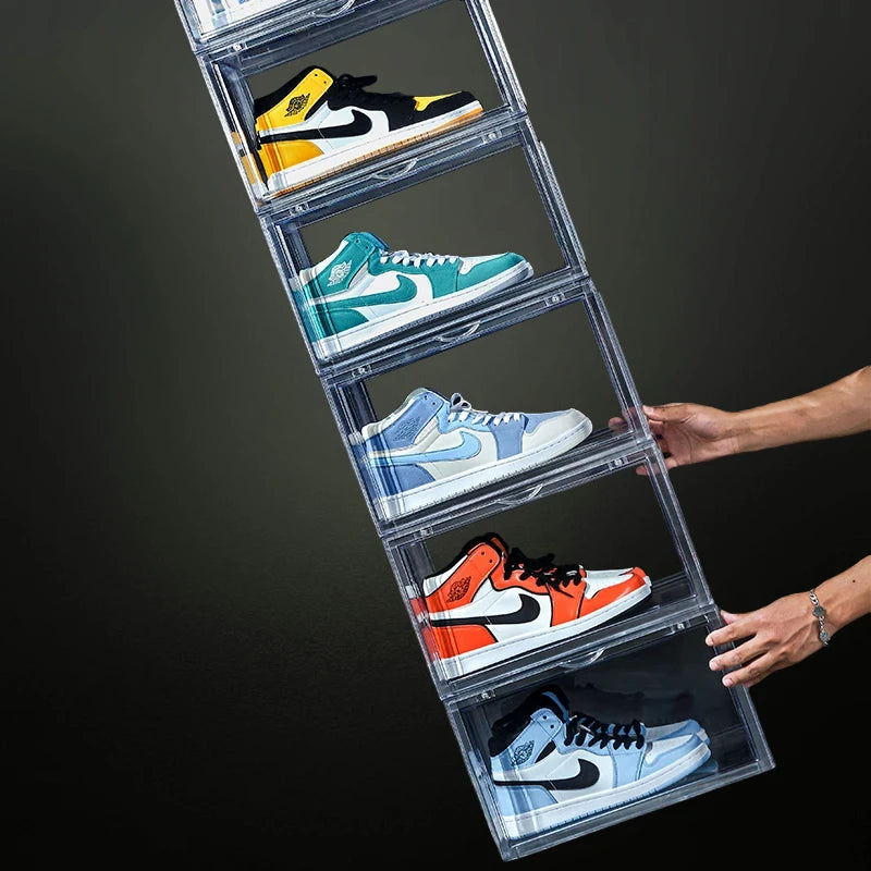 display zone sneaker display case drop side pro shoe case kicks display