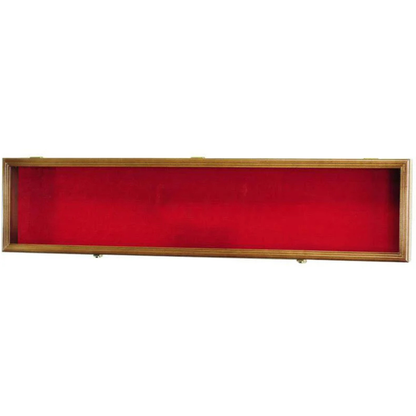 Short Swords or Daggers Display Case Cabinet UV Protection Walnut Wood