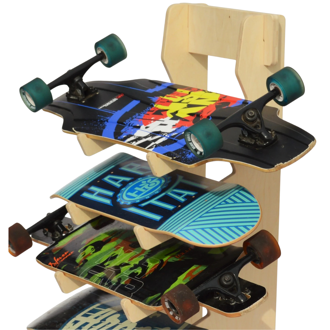 Skateboard Floor Storage Rack Display