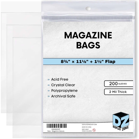 Magazine Bags - Soft Plastic Storage Sleeves