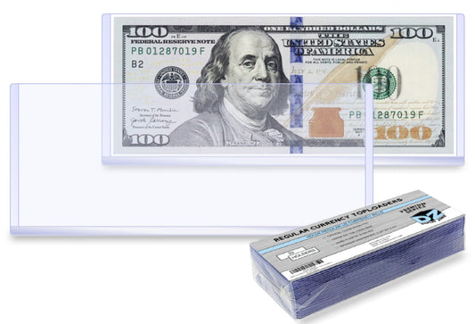 currency topload holder money bill display holder money sleeve currency sleeve bill protection