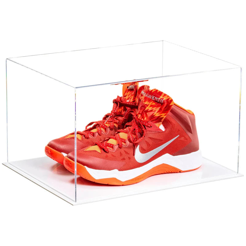sneaker display case shoe case clear case for sneakers sneakerhead showcase clear white