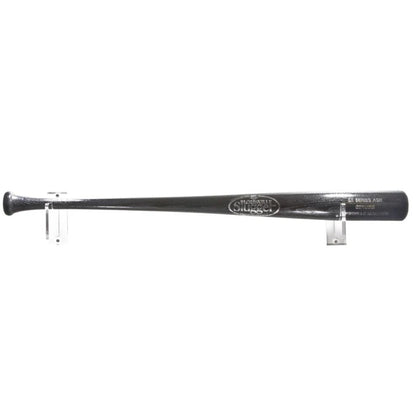 Acrylic Baseball Bat Display Horizontal Wall Mounts Brackets