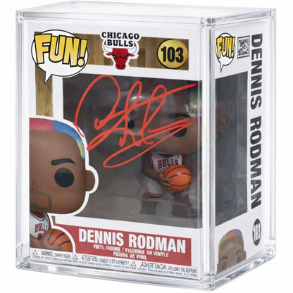 Vinyl Pop Protector - Thick Hard Case Cover for 4" Vinyl Figures - Crystal Clear Acrylic Display Case Box with Stackable Design - UV Protection to Preserve Autographs & Colors