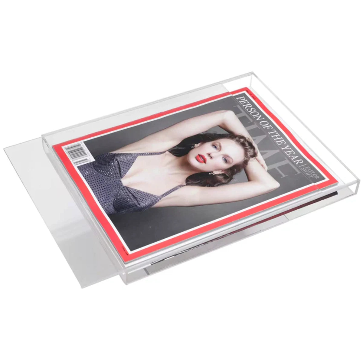 9" x 1" x 11.5" Acrylic Magazine or Comic Book Display Case Clear Plastic Box