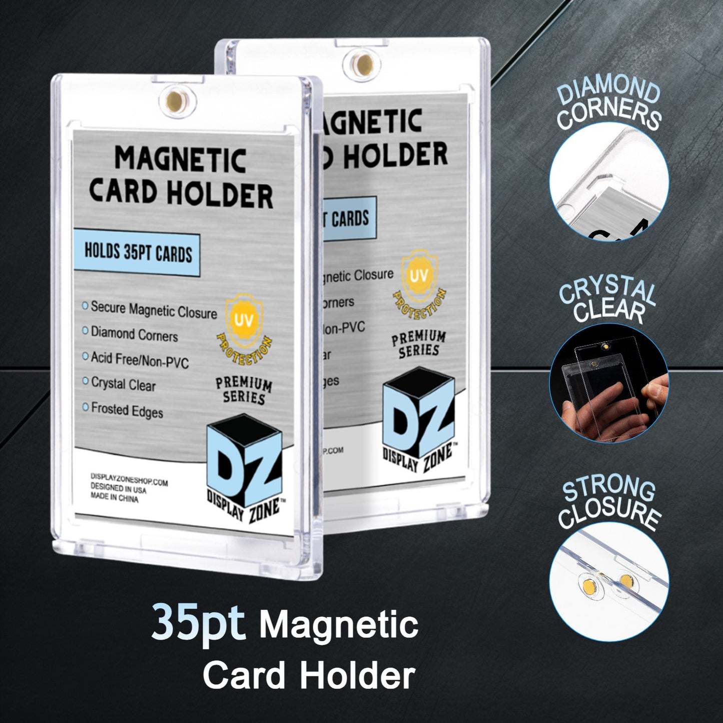 35pt Magnetic Trading Card Holder One-Touch (Box 25)