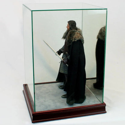 Real Glass 1/6th Scale Figurine Display Case Cherry Sport