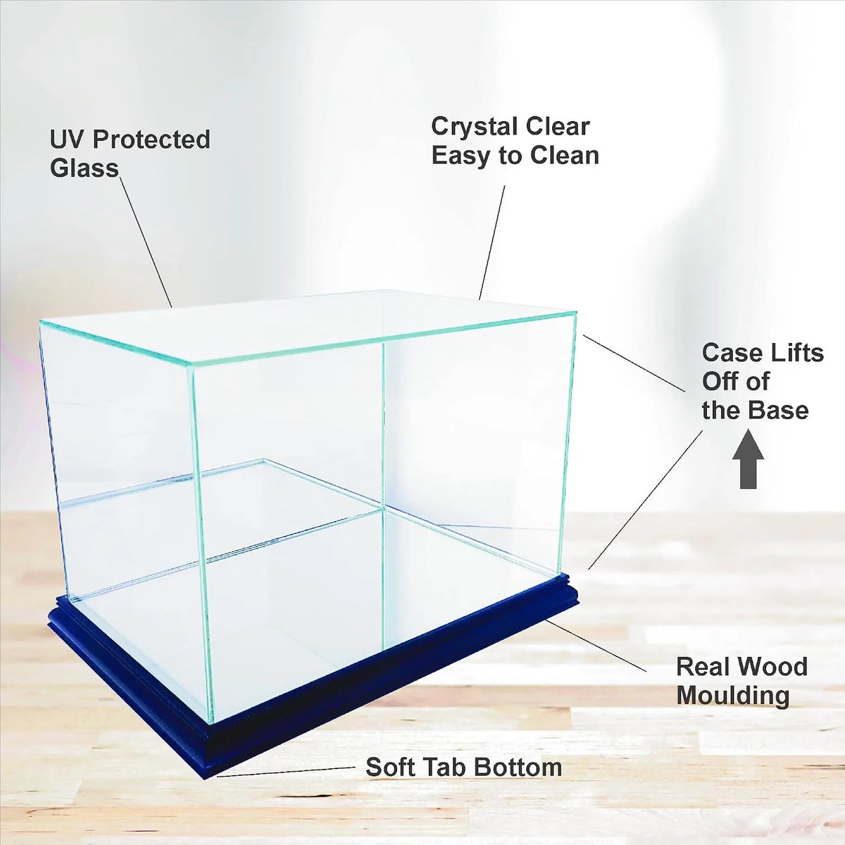 Real Glass 1/4th Scale Figurine Display Case