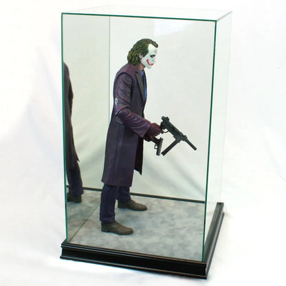 Real Glass 1/4th Scale Figurine Display Case Black Sport
