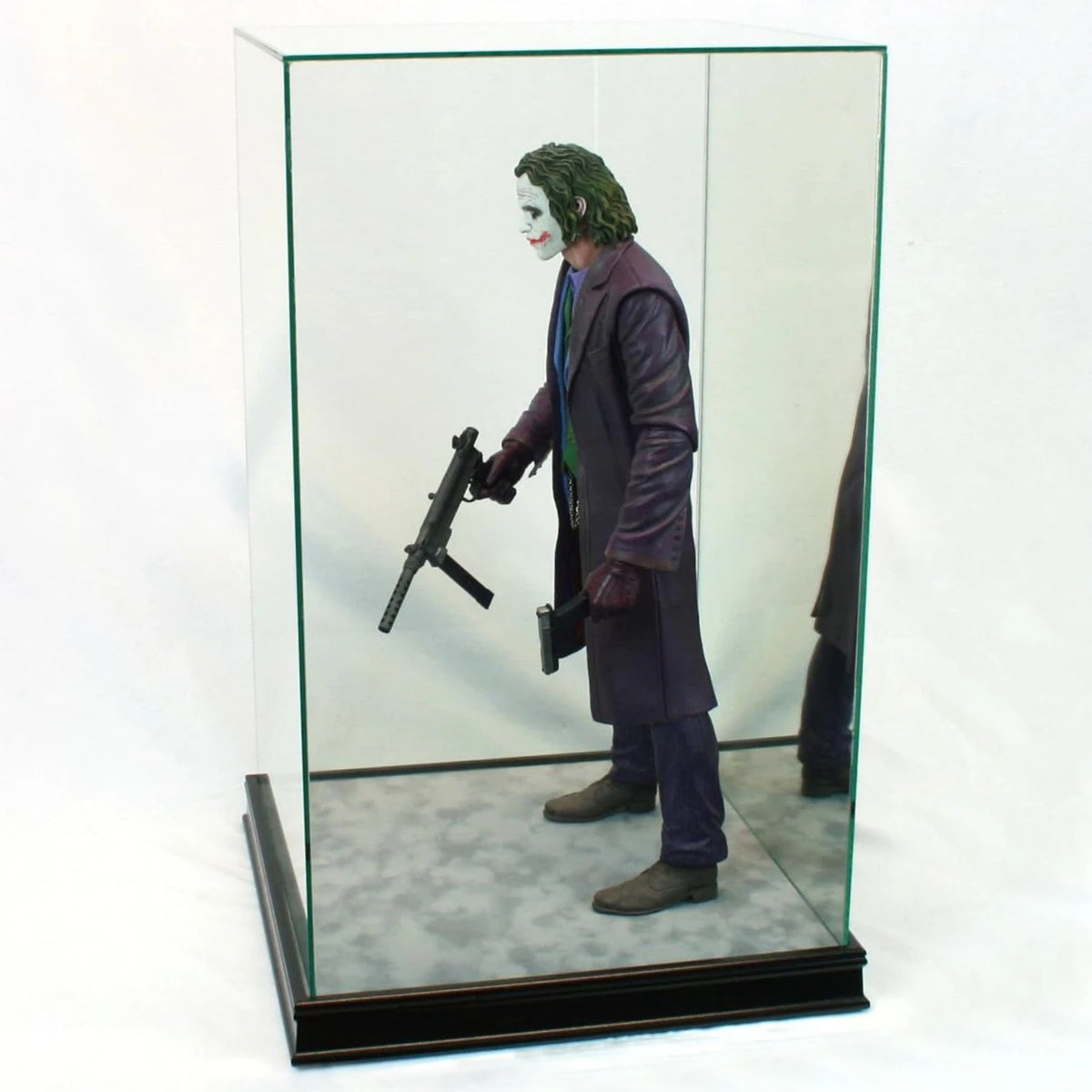 Real Glass 1/4th Scale Figurine Display Case Black Sport