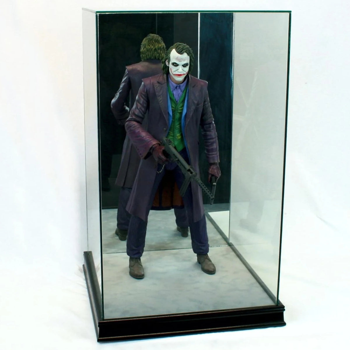 Real Glass 1/4th Scale Figurine Display Case Black Sport