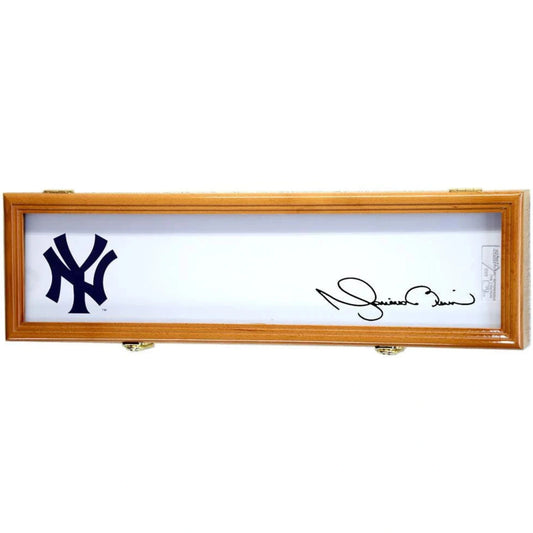 Full-Size MLB Baseball Pitcher’s Mound Display Cabinet Oak Wood