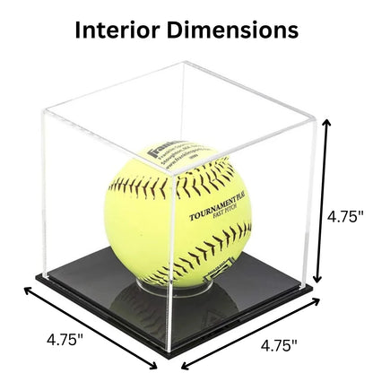 Acrylic Softball Display Case Holder