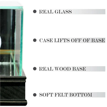 Real Glass Single Graded Trading Card Display Case