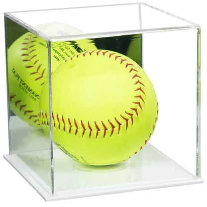 Acrylic Softball Display Case Holder