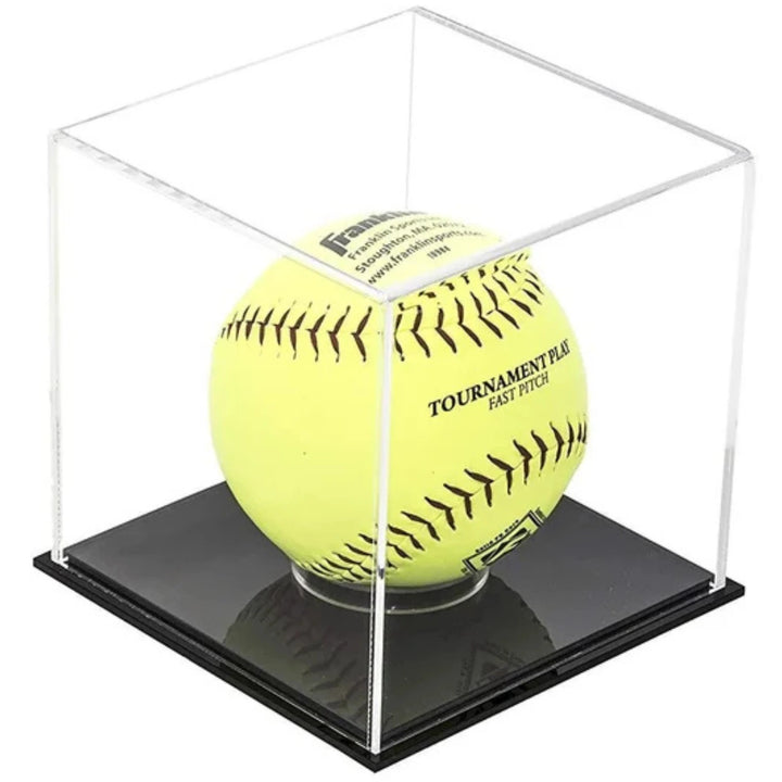 Acrylic Softball Display Case Holder
